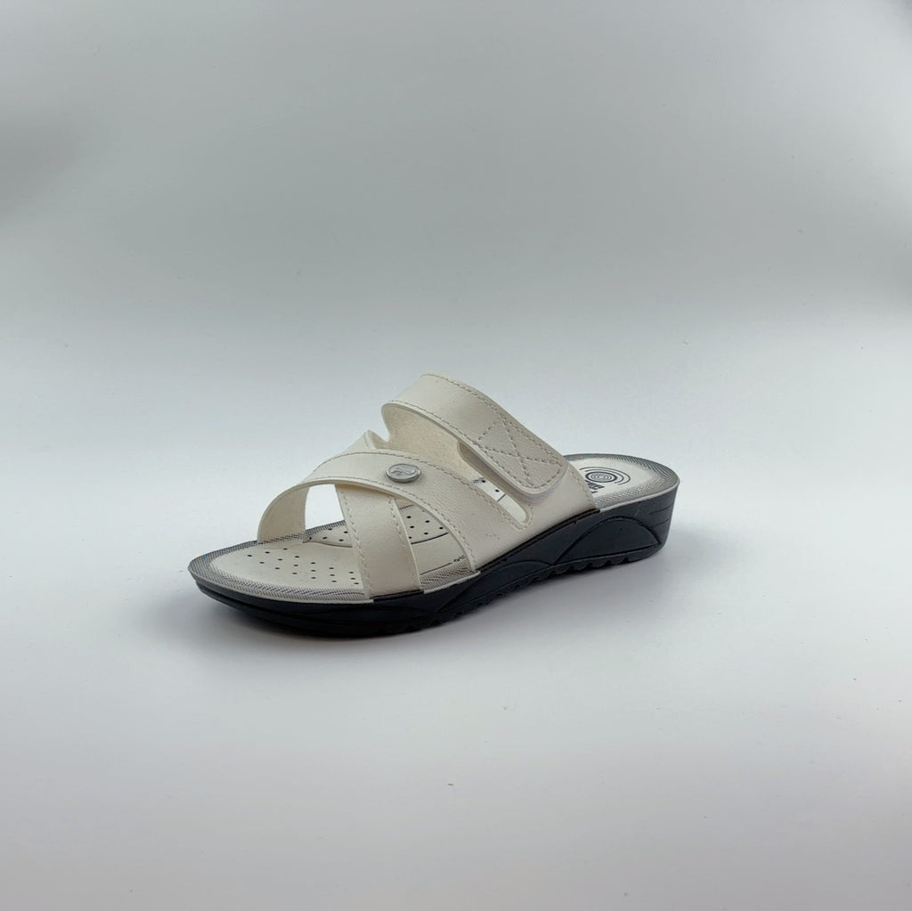 9723 Női Papucs - Fehér