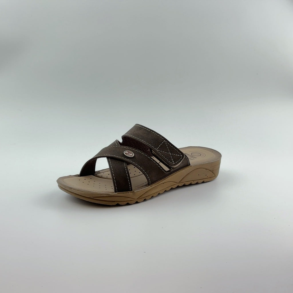 9723 Női Papucs - Barna