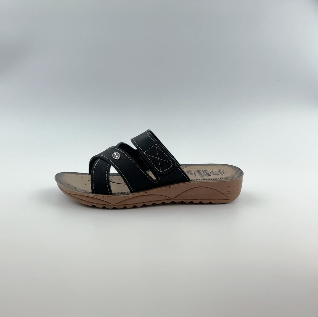 9723 Női Papucs - Fekete