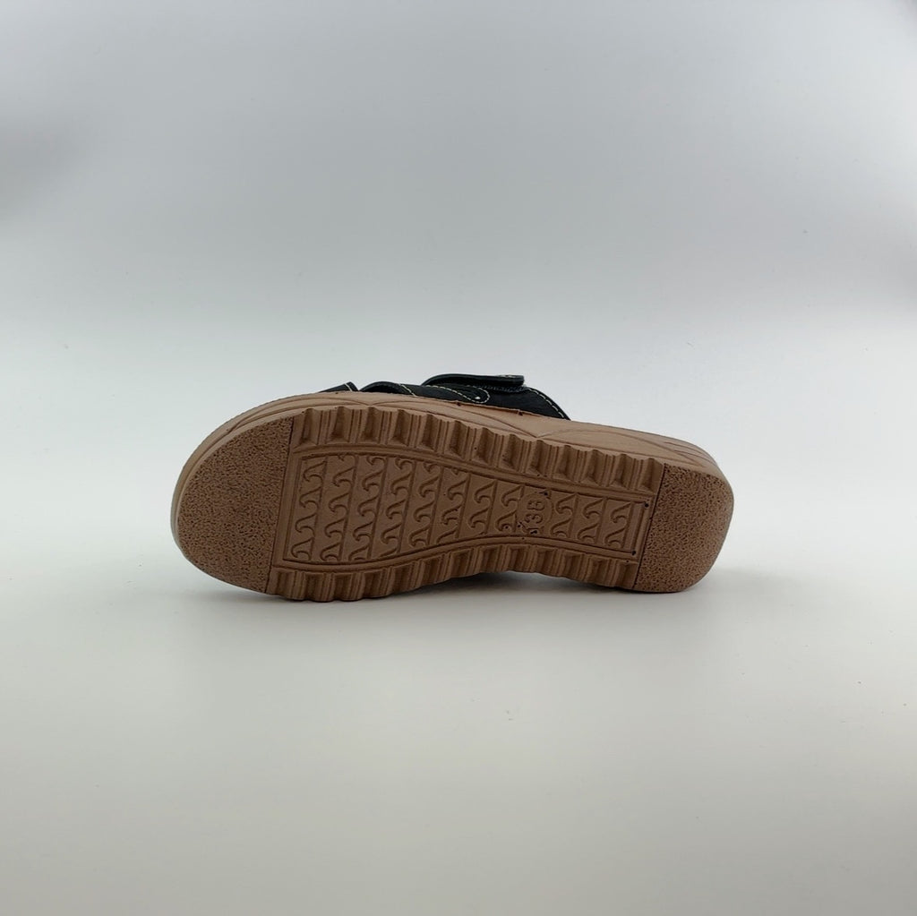 9723 Női Papucs - Fekete
